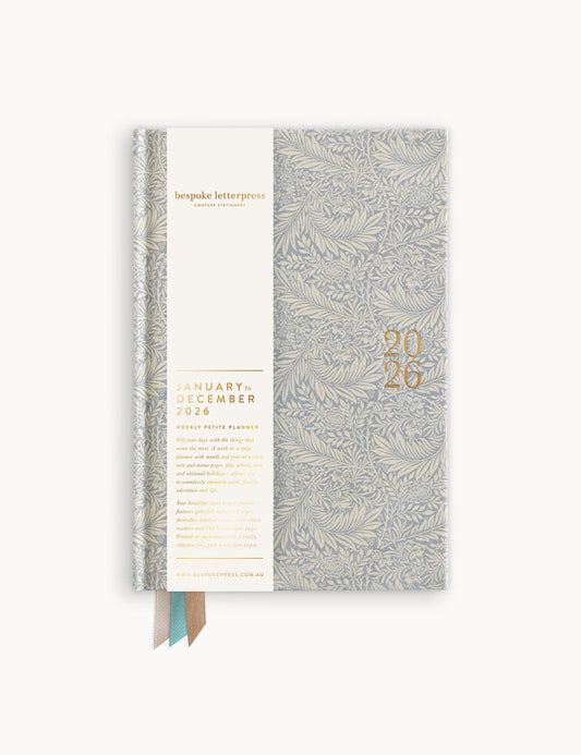 【OUTLET70%OFF】2026年手帳 | 水色 | リネンのハードカバー