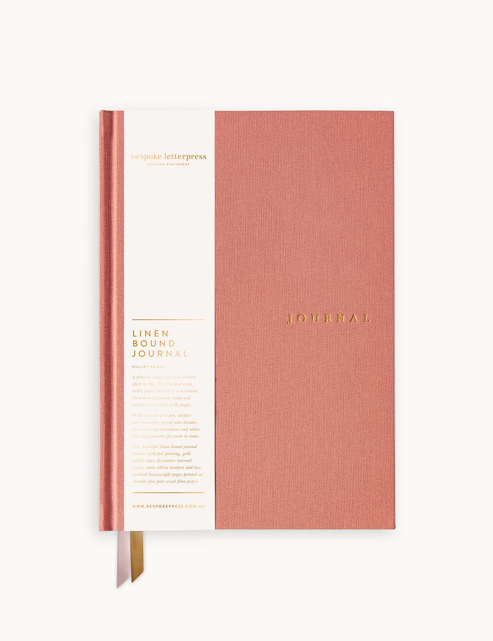 【OUTLET20%OFF】コーラルピンクのドット方眼ノート | バレットジャーナル