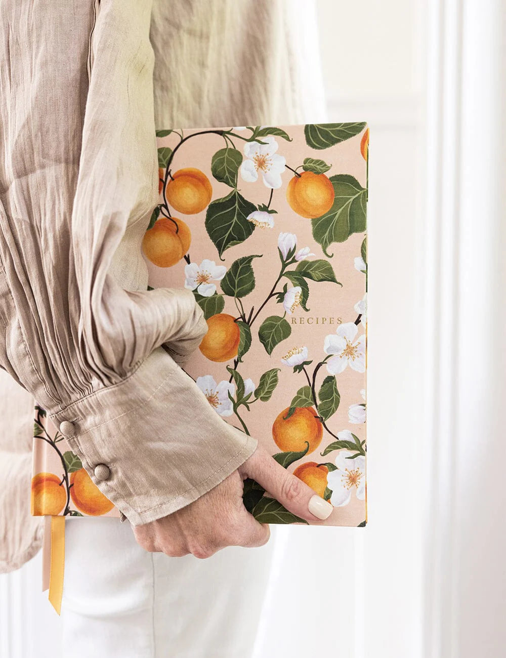レシピノート | 大きめの料理ノート | 桃の花柄🍑
