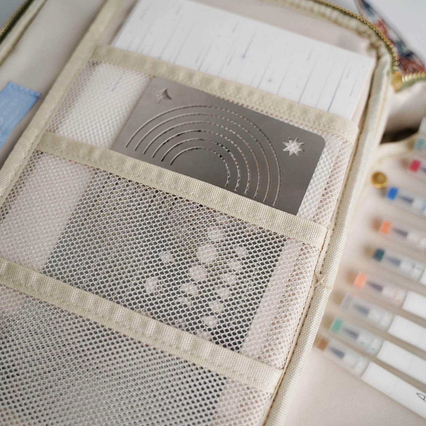 B5ノートもスッポリ収まる手帳バッグ | 刺繍ショルダーバッグ