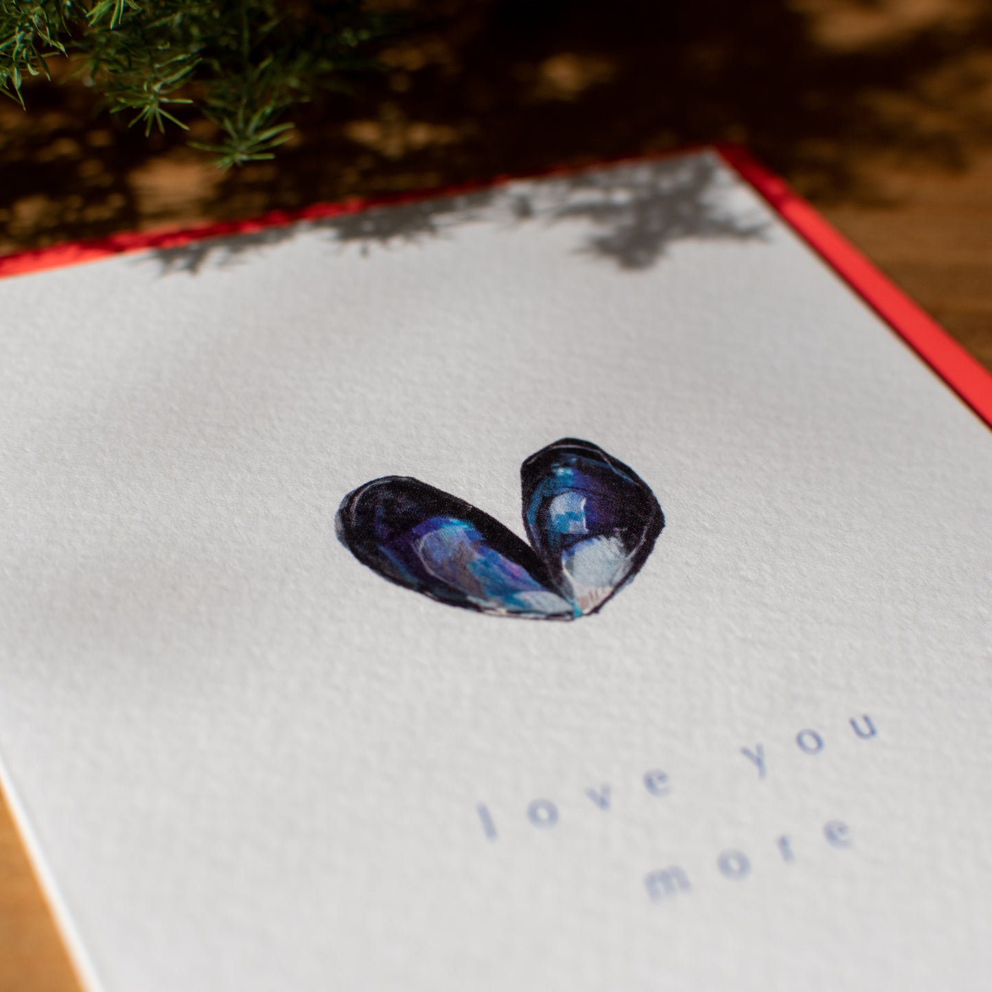 メッセージカード　love you more