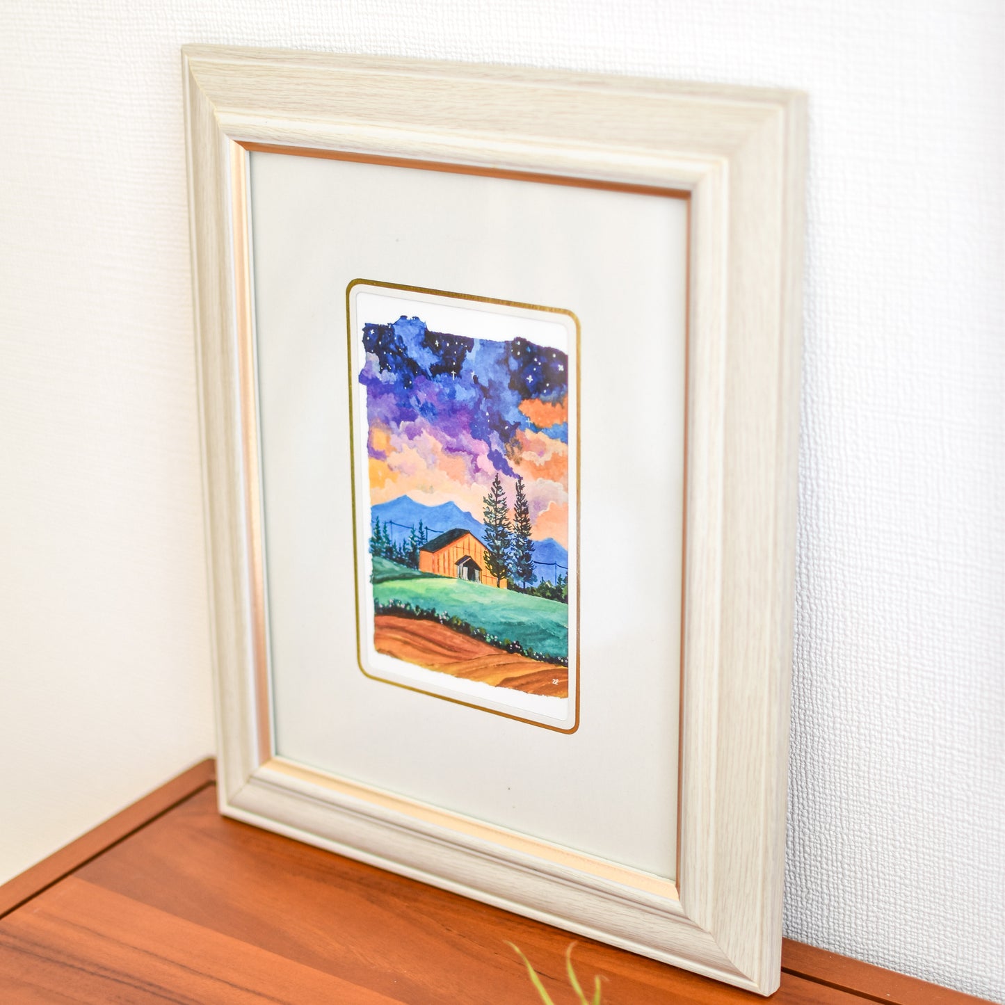 アートポスター  空色特集（ガッシュ絵画）