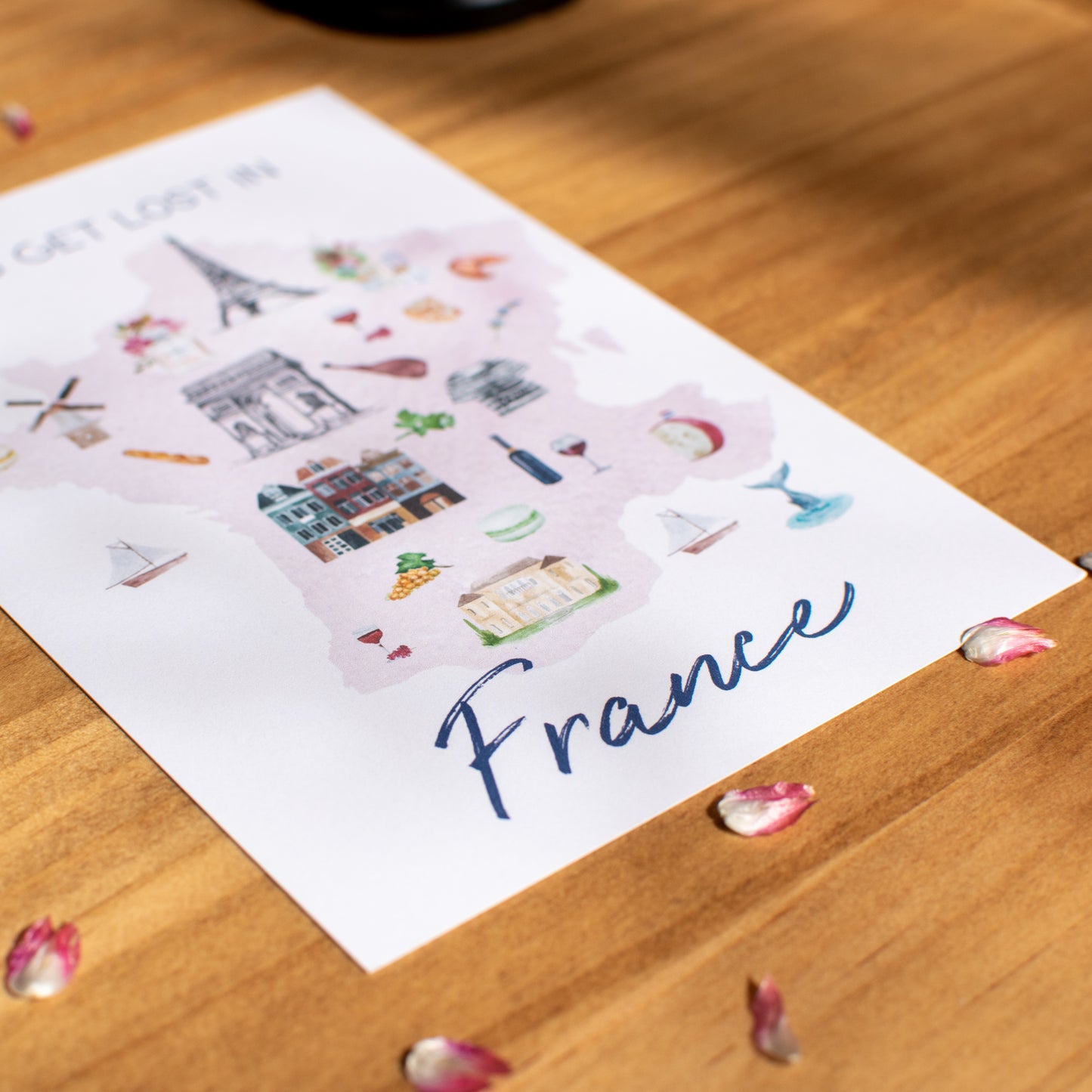 ポストカード５枚セット　世界旅行