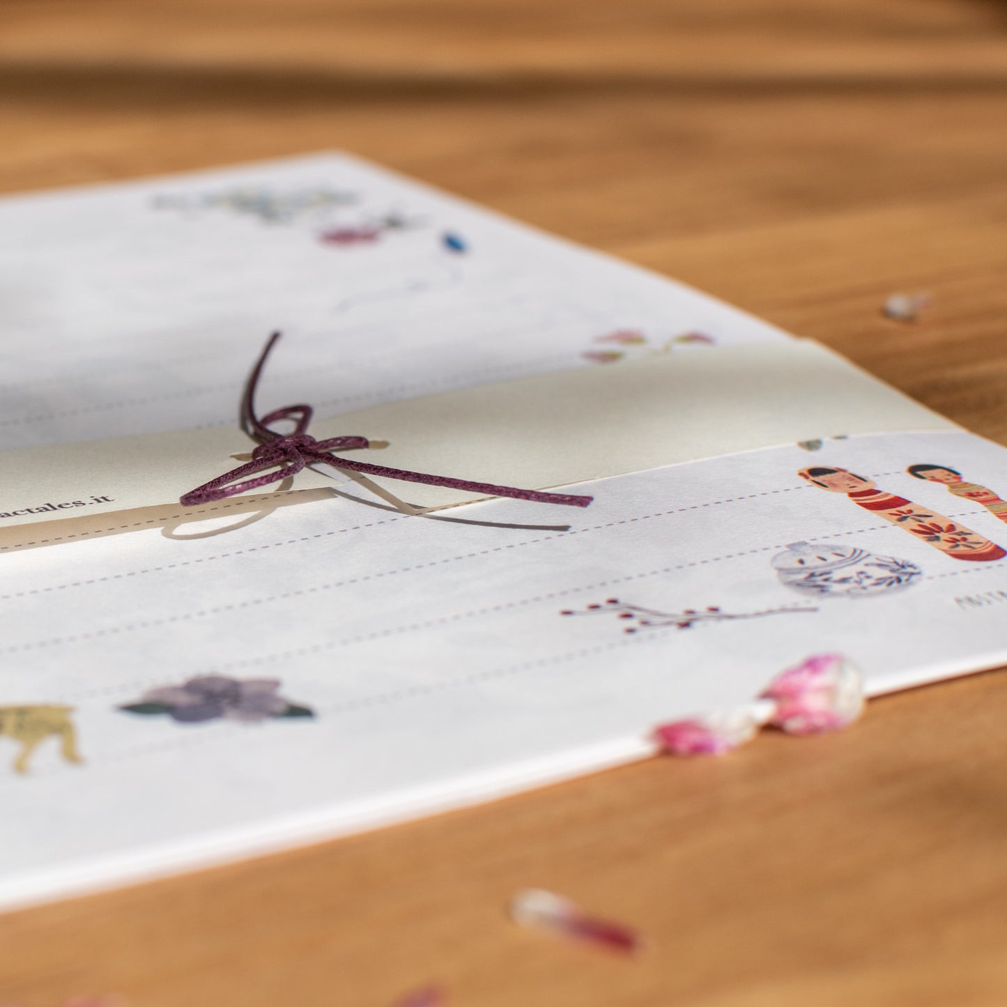レターセット（手紙6枚/封筒3枚/シール3枚）-鶴の恩返し